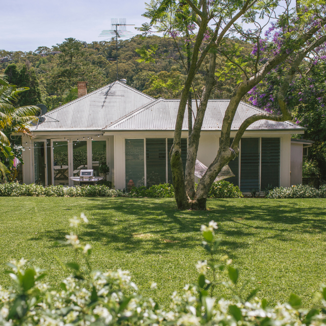 A house in the countryside for people who need to decide between buying or building a home.